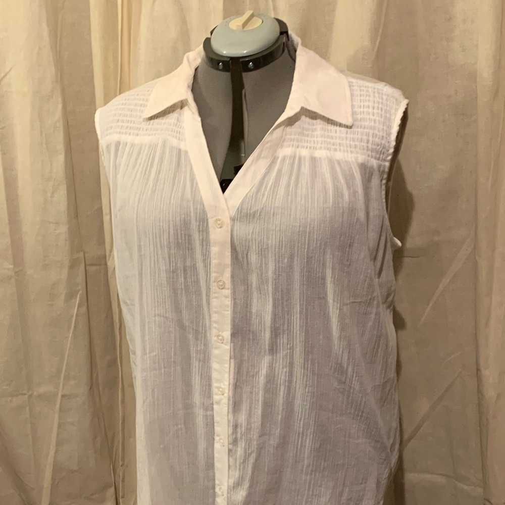 $3/20 NWT Faded Glory Gauze Smock Shirt